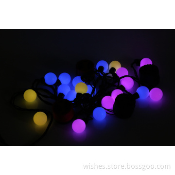 Smart globe speaker light strings